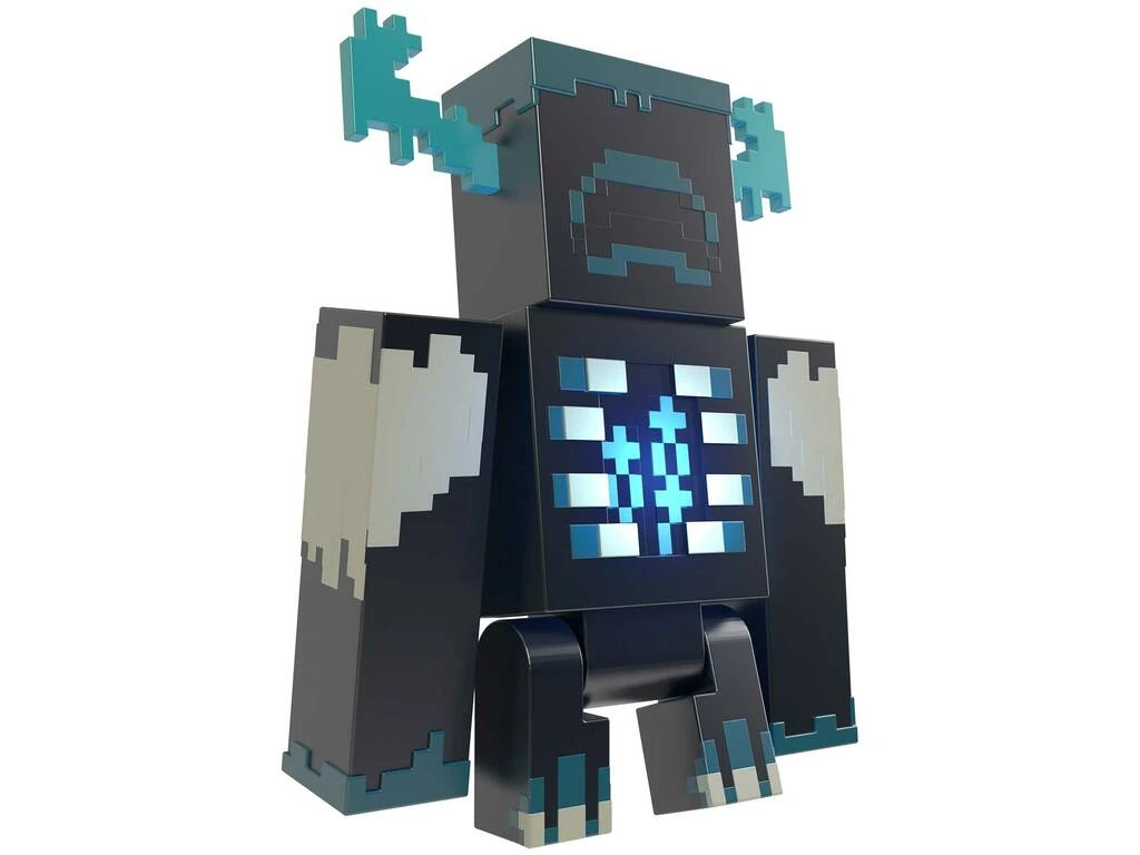 Minecraft Figura Warden Con Luces Y Sonidos Mattel HHK89 3 Minecraft Figura Warden Con Luces Y Sonidos Mattel HHK89