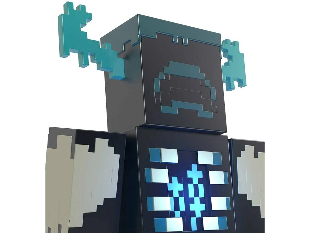 Minecraft Figura Warden Con Luces Y Sonidos Mattel HHK89 6 Minecraft Figura Warden Con Luces Y Sonidos Mattel HHK89 - Imagen 4