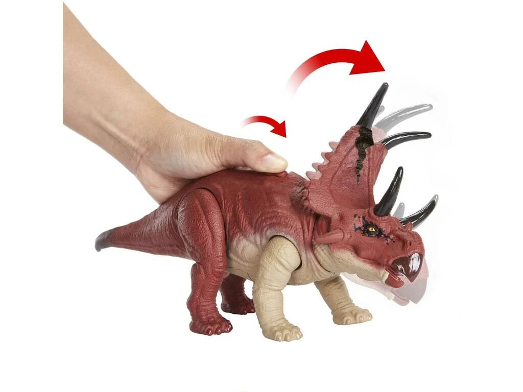 Jurassic World Rugido Salvaje Diabloceratops Mattel HLP16 5 Jurassic World Rugido Salvaje Diabloceratops Mattel HLP16 - Imagen 3
