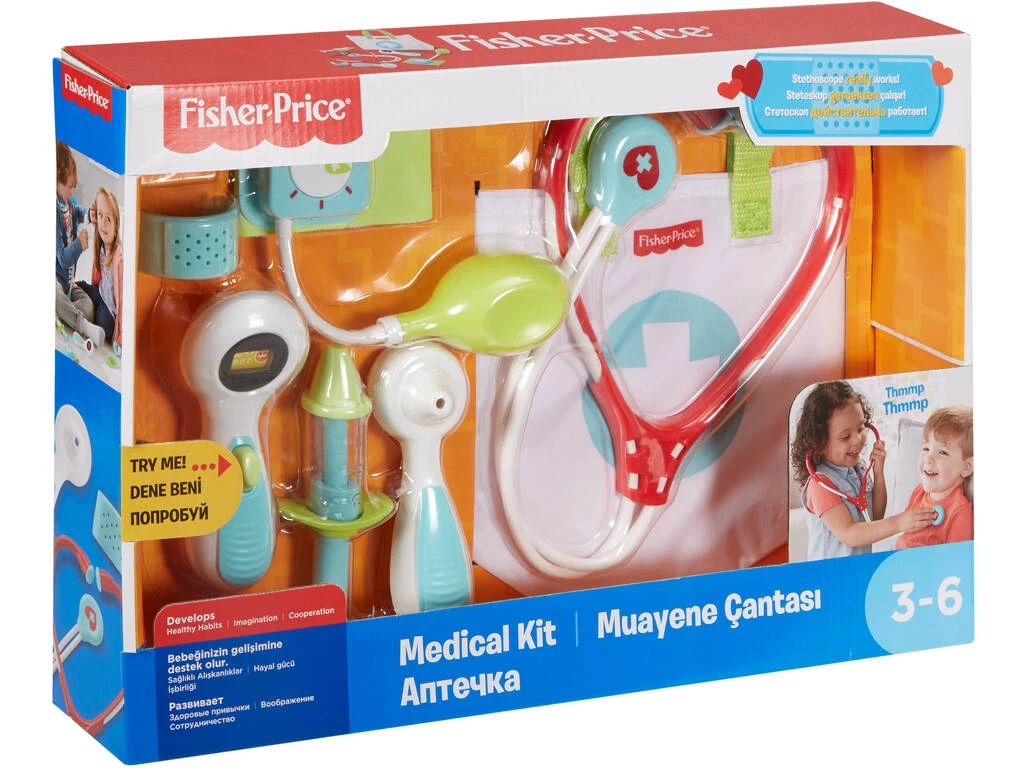 Fisher Price Maletín Médico Mattel DVH14 4 Fisher Price Maletín Médico Mattel DVH14 - Imagen 2