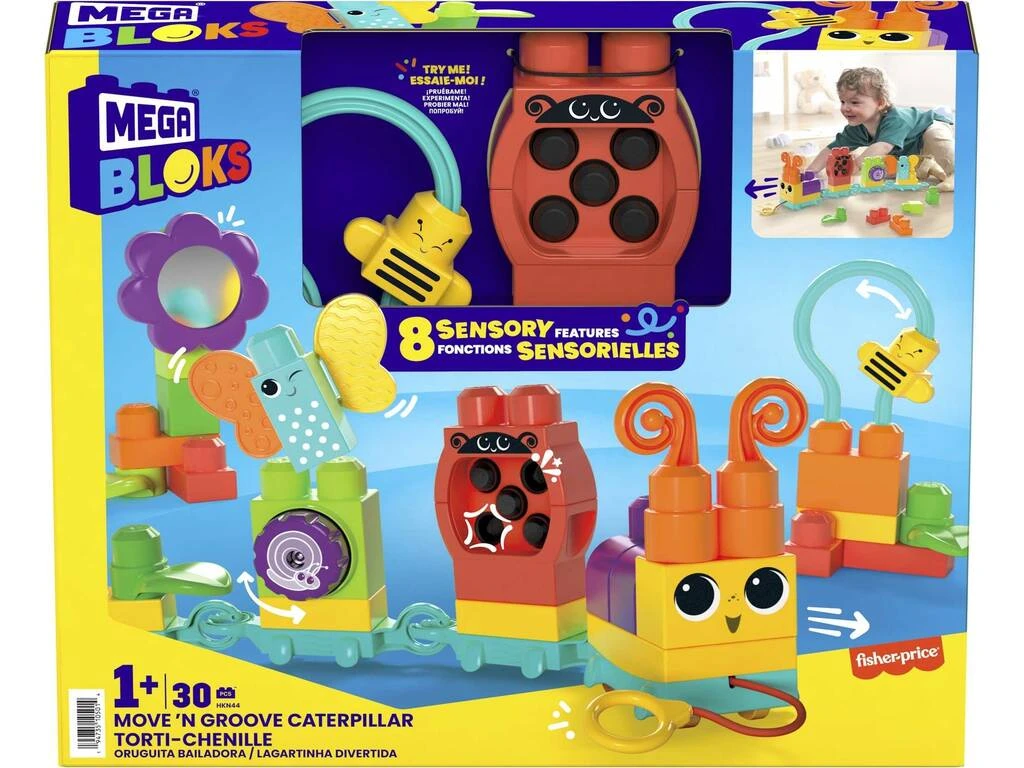 MegaBloks Oruguita Bailadora Mattel HKN44 3 MegaBloks Oruguita Bailadora Mattel HKN44