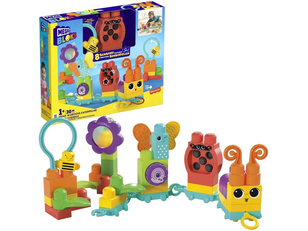 MegaBloks Oruguita Bailadora Mattel HKN44 4 MegaBloks Oruguita Bailadora Mattel HKN44 - Imagen 2