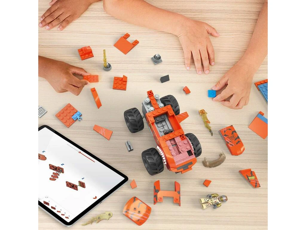 Mega Hot Wheels Monster Trucks Pista De Dentelladas De Tiger Shark Mattel HKF88 8 Mega Hot Wheels Monster Trucks Pista De Dentelladas De Tiger Shark Mattel HKF88 - Imagen 6