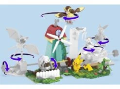 Pokémon Mega Pack Molino Campestre Con Pikachu, Pidgey Y Wooloo Mattel HKT21 -Mattel Tienda De Ventas 1999969923g06