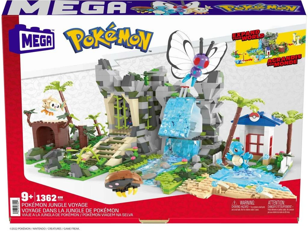 Pokémon Mega Viaje A La Jungla De Pokémon Mattel HHN61 3 Pokémon Mega Viaje A La Jungla De Pokémon Mattel HHN61