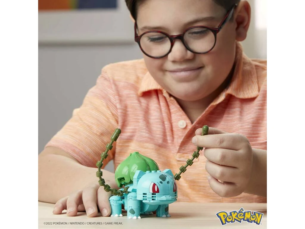 Pokémon Mega Construx Figura Bulbasaur Mattel GVK83 7 Pokémon Mega Construx Figura Bulbasaur Mattel GVK83 - Imagen 5