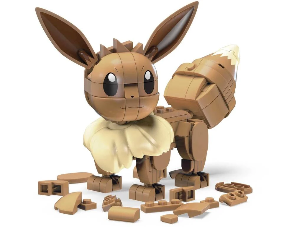 Mega Pokémon Construye Y Muestra A Eevee Mattel HDL84 5 Mega Pokémon Construye Y Muestra A Eevee Mattel HDL84 - Imagen 3