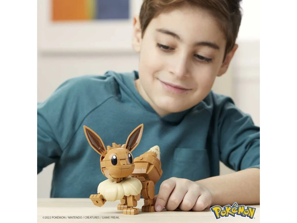 Mega Pokémon Construye Y Muestra A Eevee Mattel HDL84 7 Mega Pokémon Construye Y Muestra A Eevee Mattel HDL84 - Imagen 5