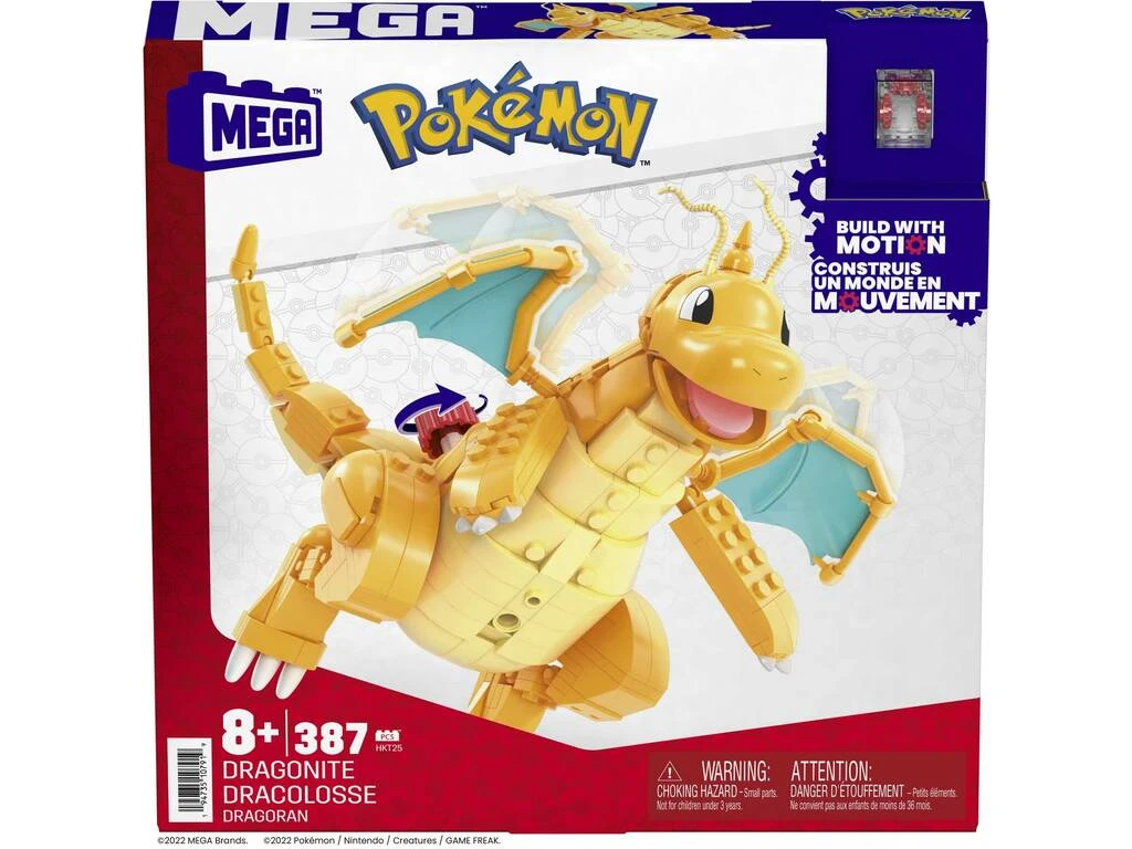 Pokémon Mega Figura Dragonite Con Movimiento Mattel HKT25 4 Pokémon Mega Figura Dragonite Con Movimiento Mattel HKT25 - Imagen 2