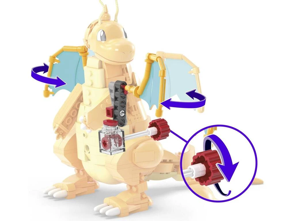 Pokémon Mega Figura Dragonite Con Movimiento Mattel HKT25 6 Pokémon Mega Figura Dragonite Con Movimiento Mattel HKT25 - Imagen 4