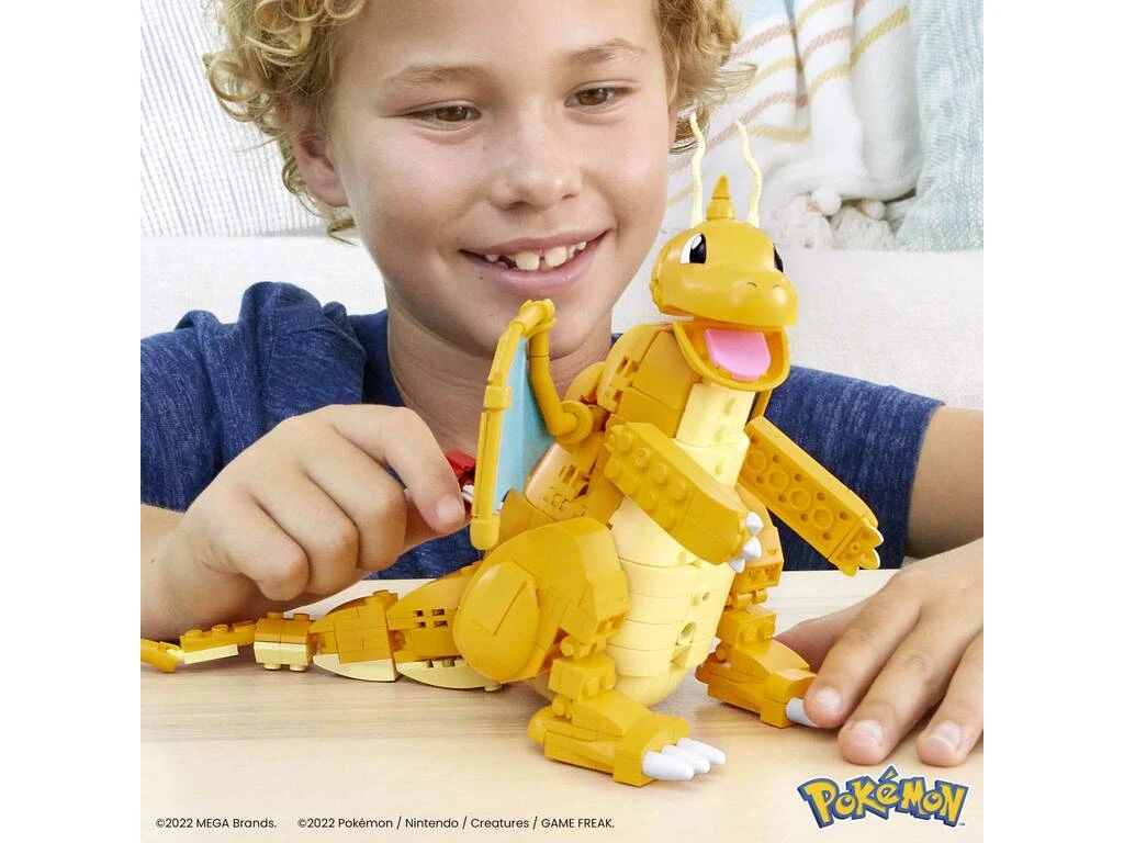 Pokémon Mega Figura Dragonite Con Movimiento Mattel HKT25 7 Pokémon Mega Figura Dragonite Con Movimiento Mattel HKT25 - Imagen 5