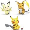 Pokémon Mega Construx Figuras Pichu, Pikachu Y Raichu Mattel GYH06 2 Pokémon Mega Construx Figuras Pichu, Pikachu Y Raichu Mattel GYH06 -Mattel Tienda De Ventas 1999969935g00
