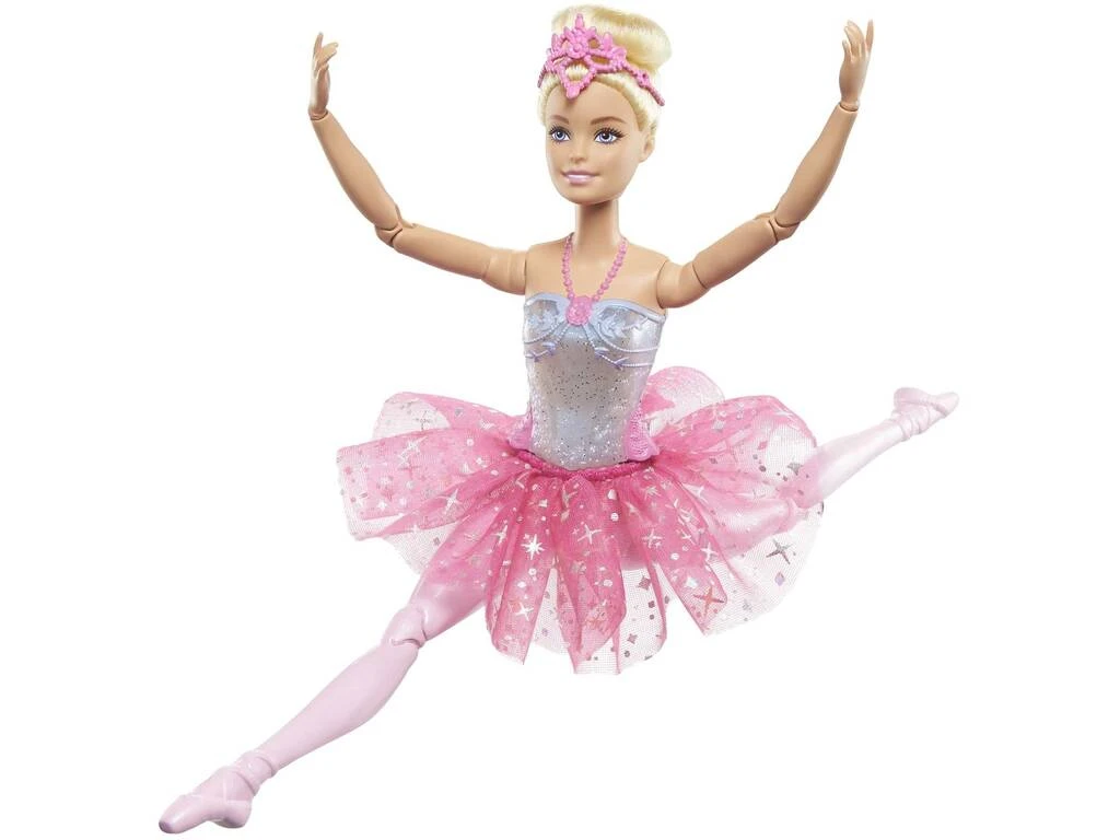 Barbie Dreamtopia Bailarina Tutú Rosa Con Luz Mattel HLC25 7 Barbie Dreamtopia Bailarina Tutú Rosa Con Luz Mattel HLC25 - Imagen 5