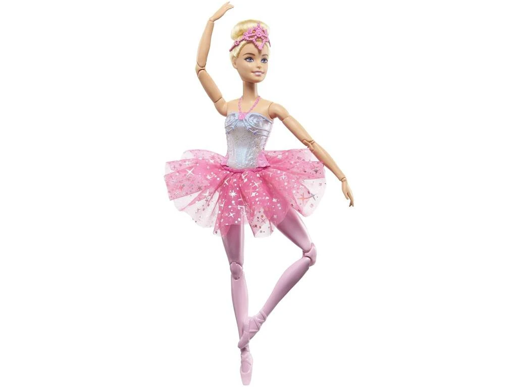 Barbie Dreamtopia Bailarina Tutú Rosa Con Luz Mattel HLC25 8 Barbie Dreamtopia Bailarina Tutú Rosa Con Luz Mattel HLC25 - Imagen 6
