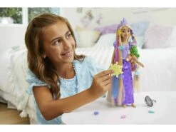 Princesas Disney Muñeca Rapunzel Peinados Mágicos Mattel HLW18 -Mattel Tienda De Ventas 1999970033g04