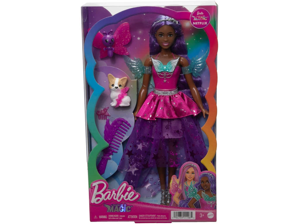 Barbie Un Toque De Magia Muñeca Brooklyn Mattel HLC33 4 Barbie Un Toque De Magia Muñeca Brooklyn Mattel HLC33 - Imagen 2