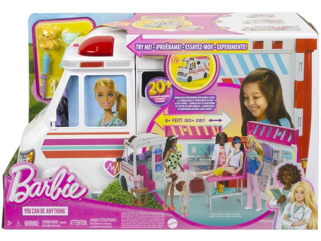 Barbie Vehículo Clínica De Cuidados Mattel HKT79 3 Barbie Vehículo Clínica De Cuidados Mattel HKT79