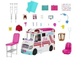 Barbie Vehículo Clínica De Cuidados Mattel HKT79 12 Barbie Vehículo Clínica De Cuidados Mattel HKT79 -Mattel Tienda De Ventas 1999970951g02