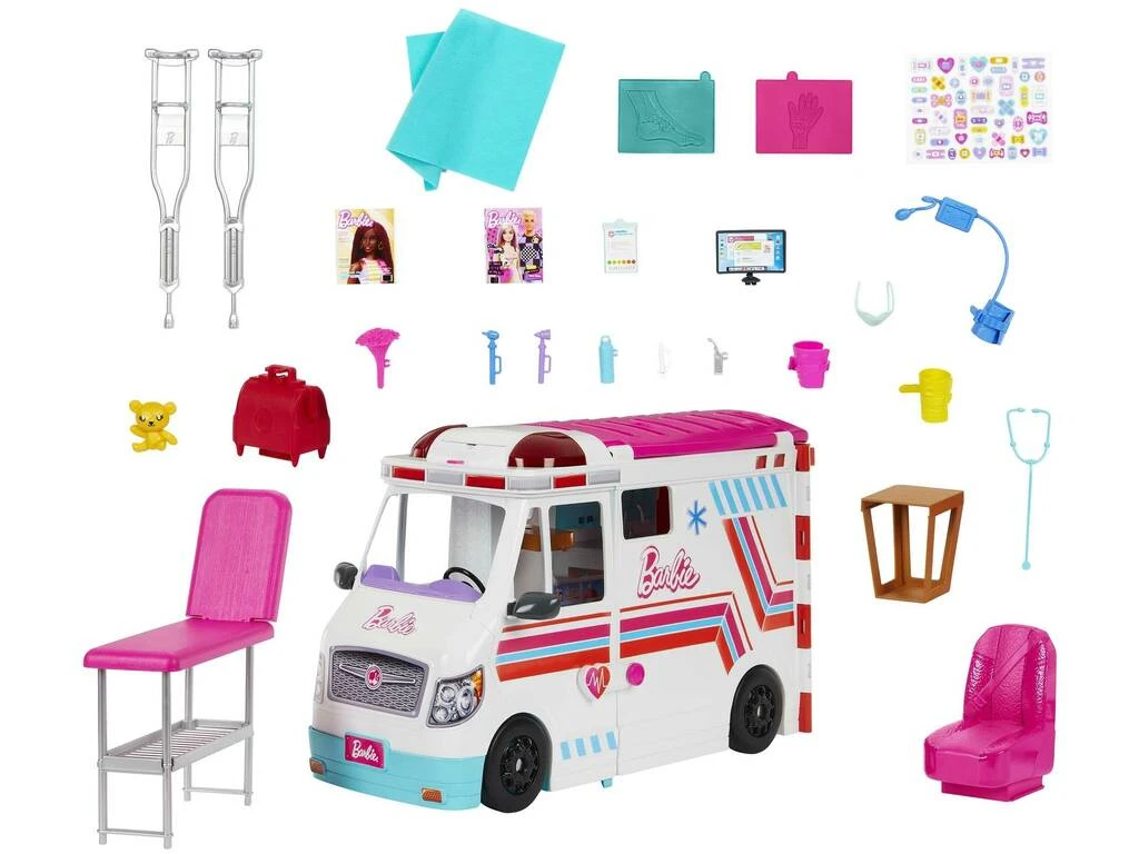 Barbie Vehículo Clínica De Cuidados Mattel HKT79 5 Barbie Vehículo Clínica De Cuidados Mattel HKT79 - Imagen 3