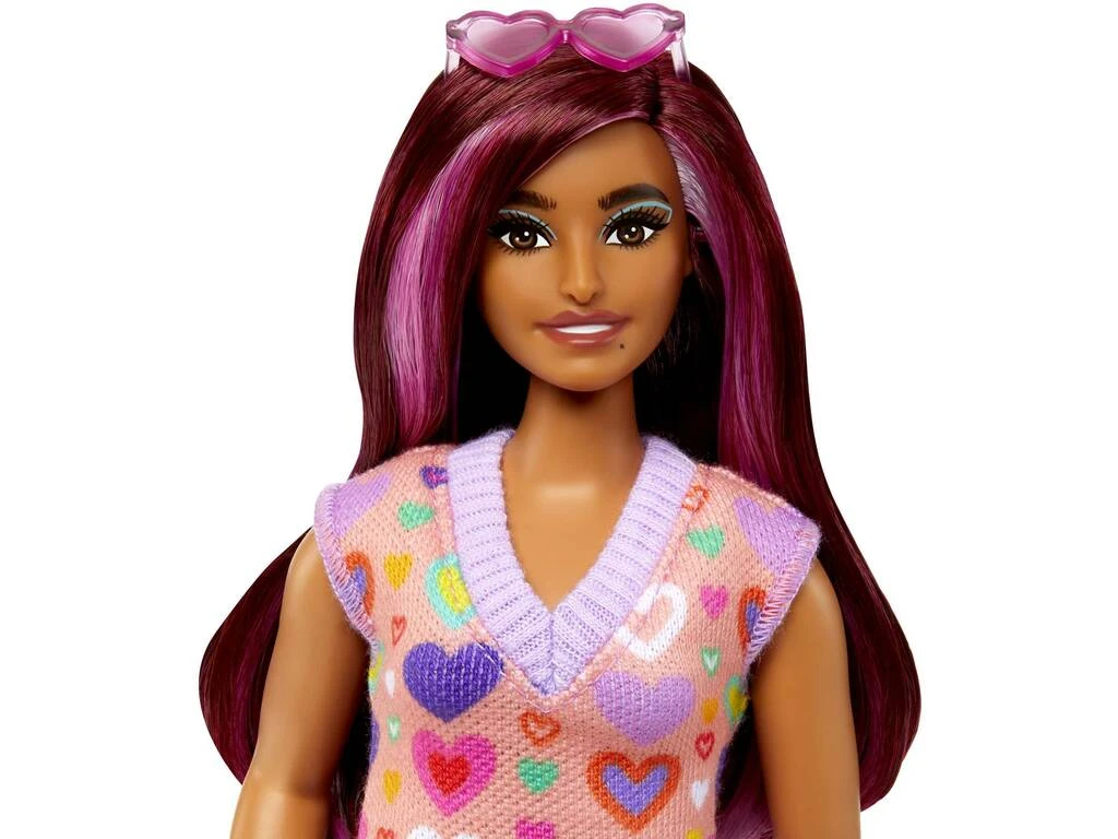 Barbie Fashionista Vestido Corazones Mattel HJT04 5 Barbie Fashionista Vestido Corazones Mattel HJT04 - Imagen 3