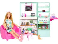 Barbie Cafetería Bienestar Mattel HKT94