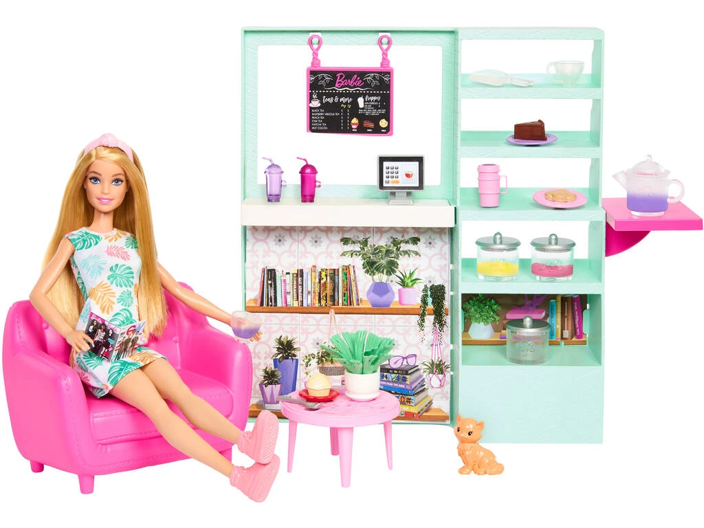 Barbie Cafetería Bienestar Mattel HKT94 3 Barbie Cafetería Bienestar Mattel HKT94