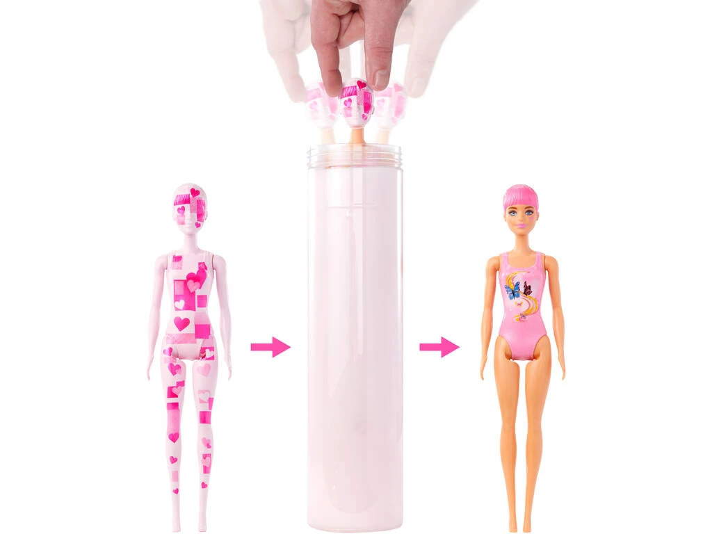 Barbie Color Reveal Serie Denim De Mattel HJX55 5 Barbie Color Reveal Serie Denim De Mattel HJX55 - Imagen 3