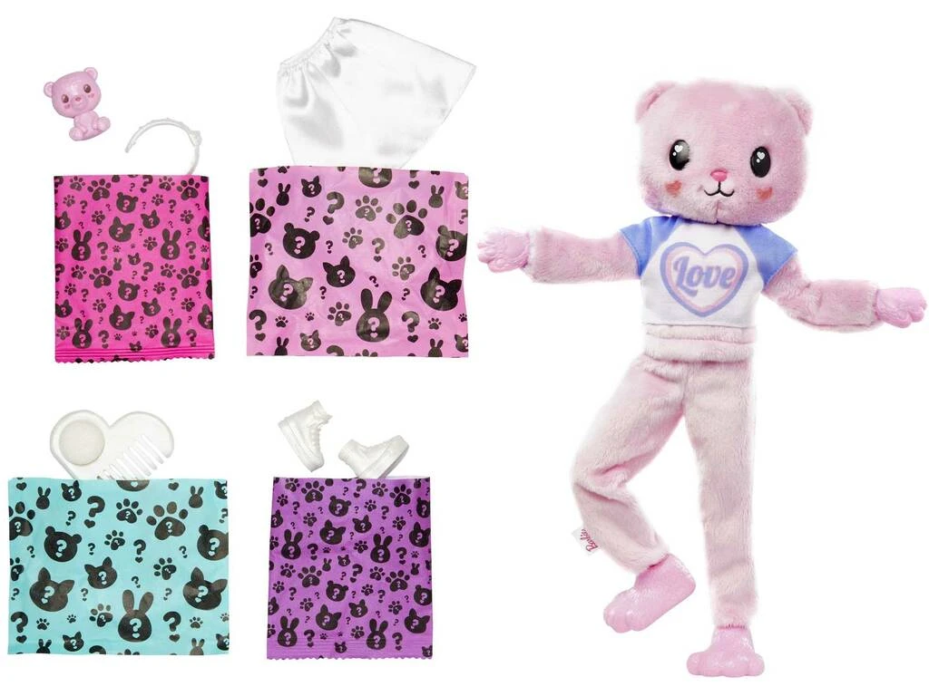 Barbie Cutie Reveal Camisetas Cozy Osito De Mattel HKR04 5 Barbie Cutie Reveal Camisetas Cozy Osito De Mattel HKR04 - Imagen 3