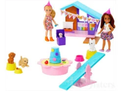 Barbie Chelsea Fiesta De Perritos De Mattel HJY88