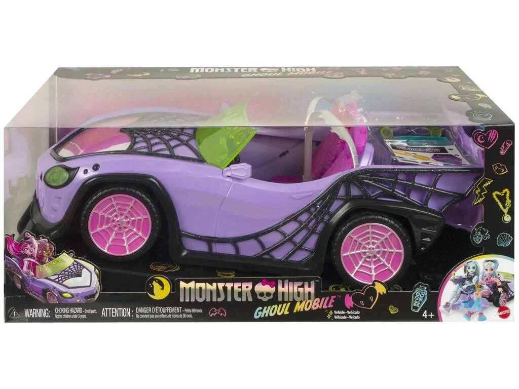 Monster High Vehículo Ghoul Mobile Mattel HHK63 4 Monster High Vehículo Ghoul Mobile Mattel HHK63 - Imagen 2