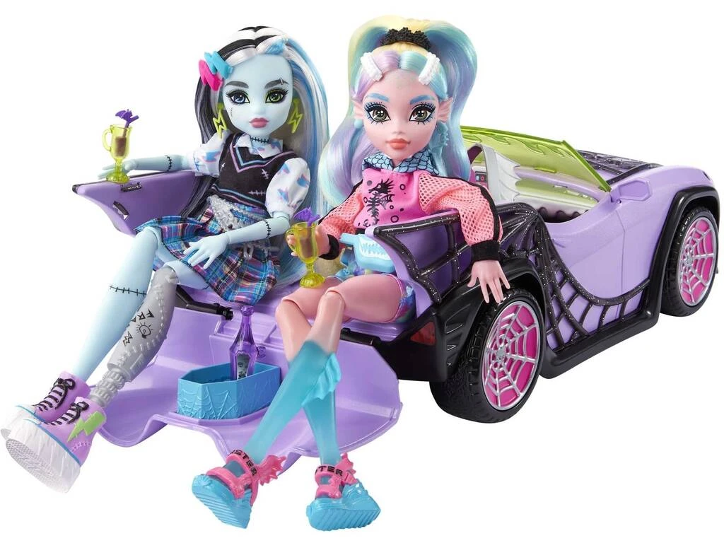 Monster High Vehículo Ghoul Mobile Mattel HHK63 8 Monster High Vehículo Ghoul Mobile Mattel HHK63 - Imagen 6
