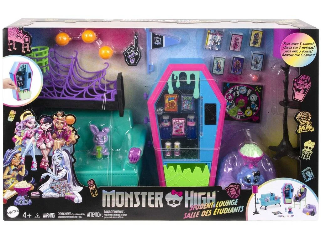 Monster High Sala De Estudiantes Mattel HNF67 3 Monster High Sala De Estudiantes Mattel HNF67