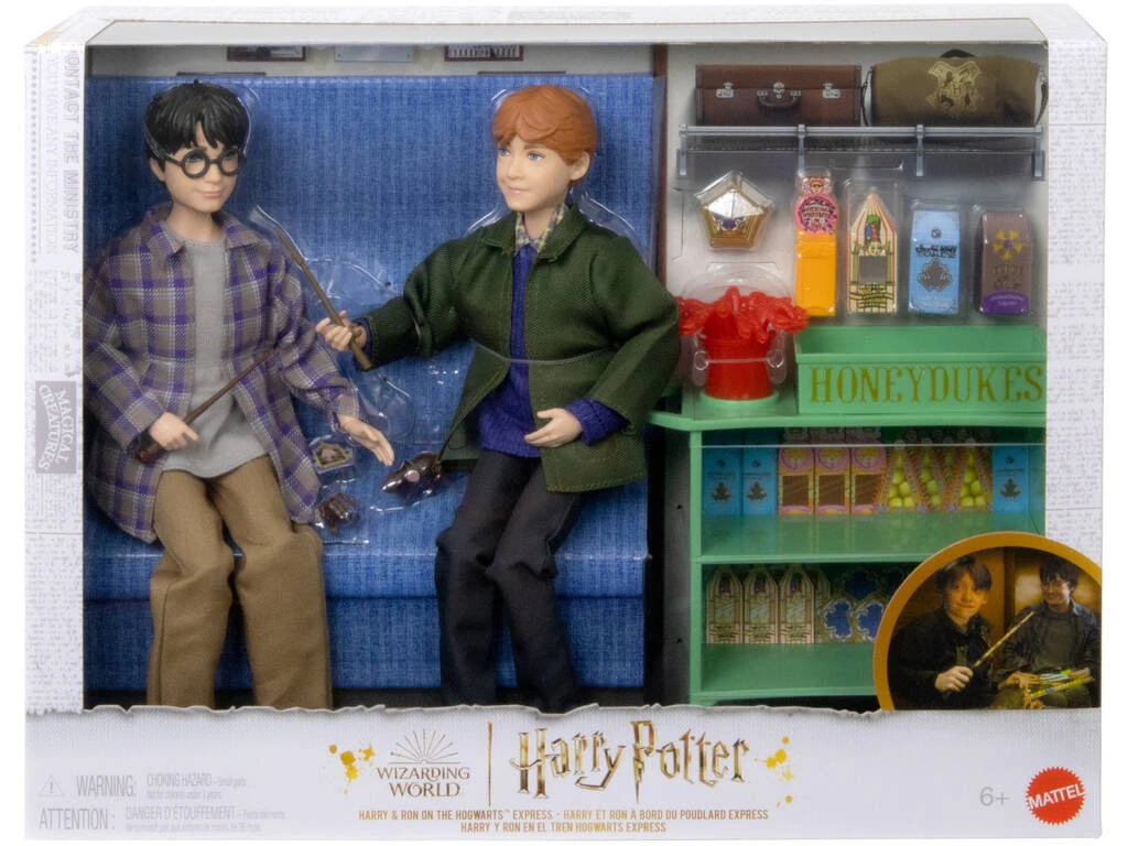 Harry Potter Y Ron En El Expreso De Hogwarts Mattel HND79 4 Harry Potter Y Ron En El Expreso De Hogwarts Mattel HND79 - Imagen 2