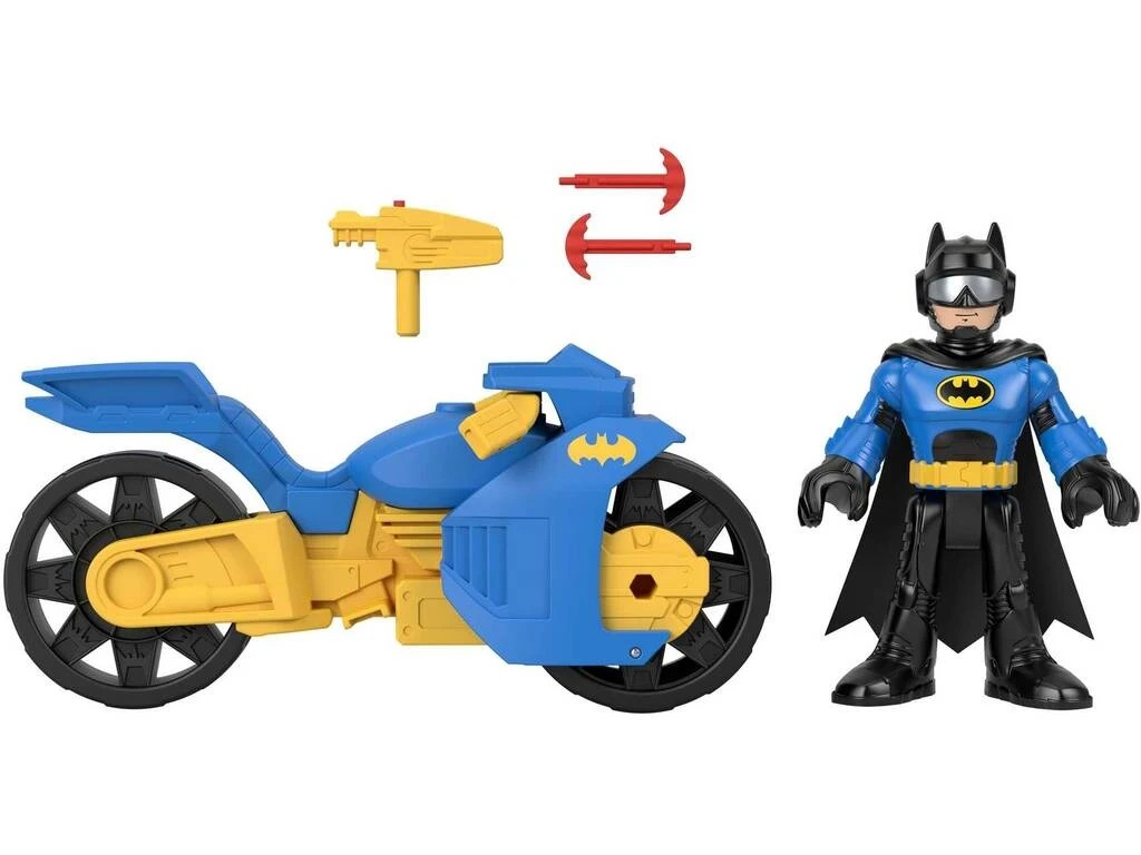 Imaginext XL DC Super Friends Batman Y Batcycle Mattel HNM32 4 Imaginext XL DC Super Friends Batman Y Batcycle Mattel HNM32 - Imagen 2