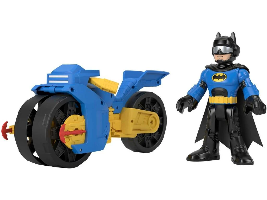 Imaginext XL DC Super Friends Batman Y Batcycle Mattel HNM32 5 Imaginext XL DC Super Friends Batman Y Batcycle Mattel HNM32 - Imagen 3