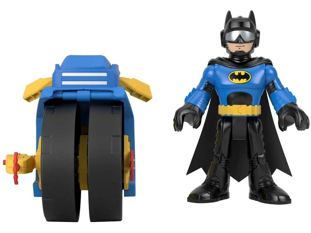 Imaginext XL DC Super Friends Batman Y Batcycle Mattel HNM32 7 Imaginext XL DC Super Friends Batman Y Batcycle Mattel HNM32 - Imagen 5