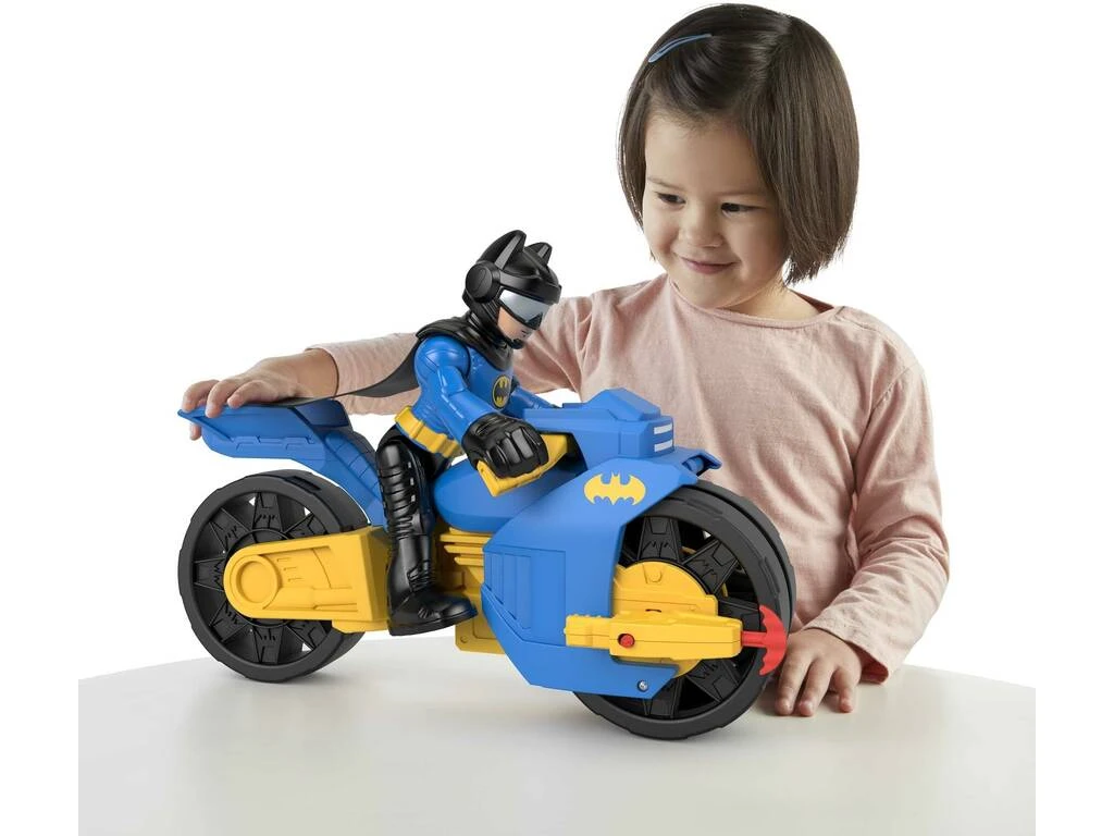 Imaginext XL DC Super Friends Batman Y Batcycle Mattel HNM32 8 Imaginext XL DC Super Friends Batman Y Batcycle Mattel HNM32 - Imagen 6